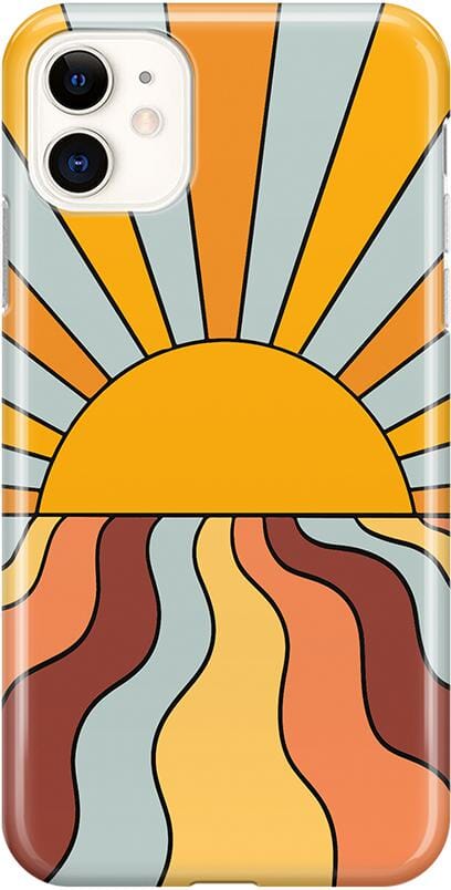 Shine On | Retro Sunset Case iPhone Case get.casely Classic iPhone 11 