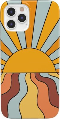 Shine On | Retro Sunset Case iPhone Case get.casely Classic iPhone 12 Pro Max 