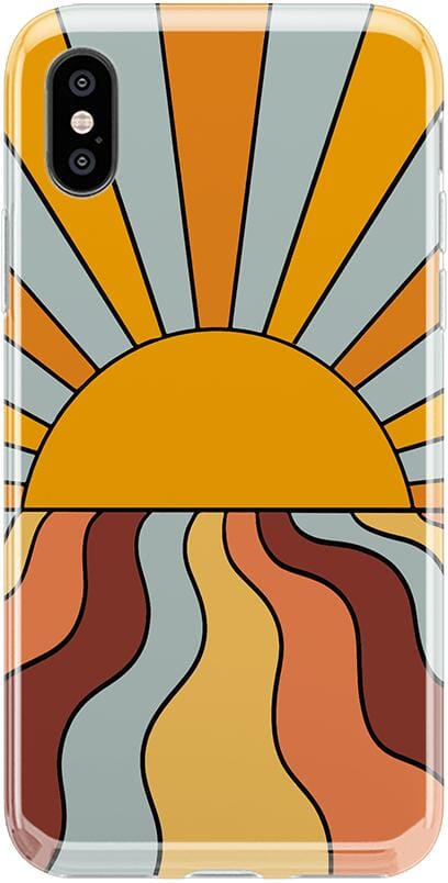 Shine On | Retro Sunset Case iPhone Case get.casely Classic iPhone XS Max 