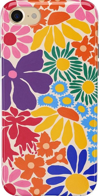Flower Patch | Multi-Color Floral Case iPhone Case get.casely Classic iPhone SE (2020 & 2022)