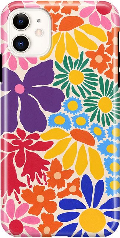 Flower Patch | Multi-Color Floral Case iPhone Case get.casely Classic iPhone 11