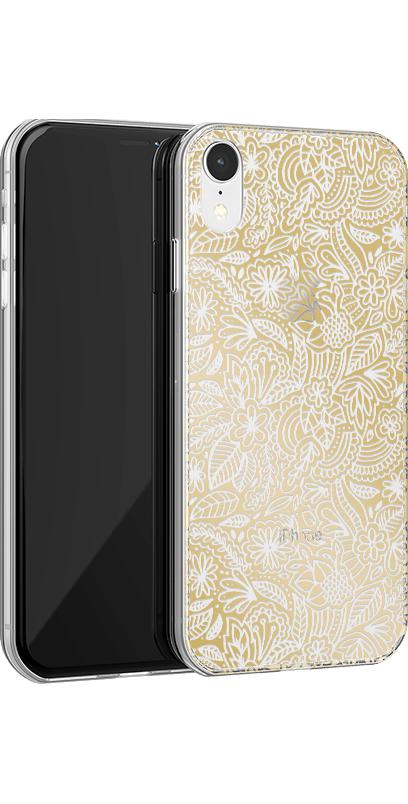 Floral Mandala | Rose Gold Clear Case iPhone Case get.casely 