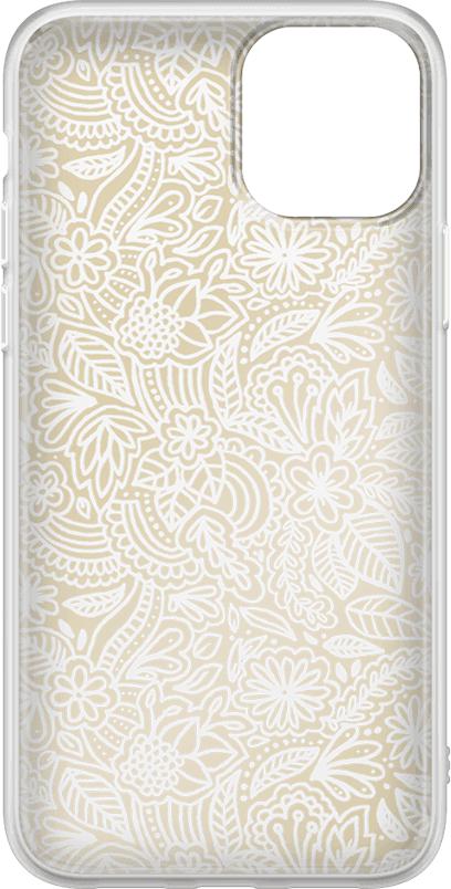 Floral Mandala | Rose Gold Clear Case iPhone Case get.casely 