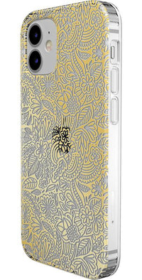 Floral Mandala | Rose Gold Clear Case iPhone Case get.casely 