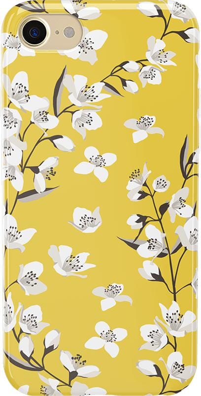 Floral Forest | Yellow Cherry Blossom Floral Case iPhone Case get.casely 