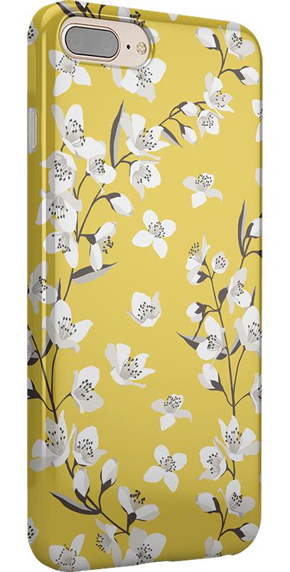 Floral Forest | Yellow Cherry Blossom Floral Case iPhone Case get.casely 