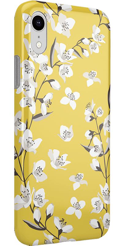 Floral Forest | Yellow Cherry Blossom Floral Case iPhone Case get.casely 