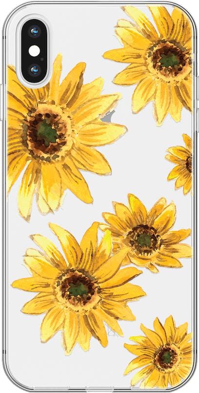 Golden Garden | Yellow Sunflower Floral Case iPhone Case get.casely Classic iPhone X / XS 