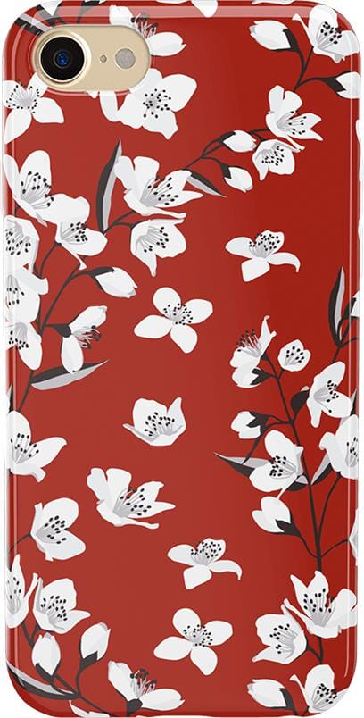 Floral Forest | Red Cherry Blossom Floral Case iPhone Case get.casely Classic iPhone 6/7/8 