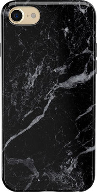 Black Pearl | Classic Black Marble Case iPhone Case get.casely Classic iPhone 6/7/8 