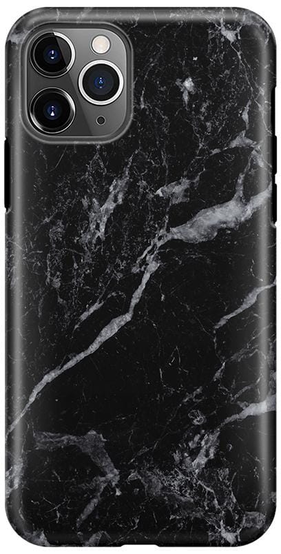 Black Pearl | Classic Black Marble Case iPhone Case get.casely Classic iPhone 11 Pro 