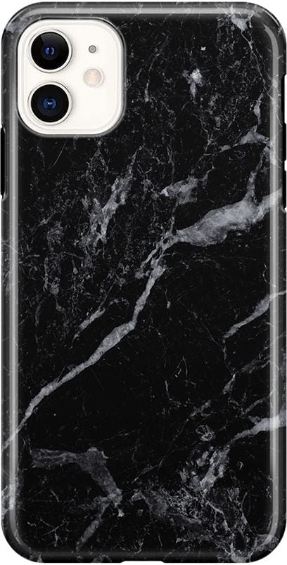 Black Pearl | Classic Black Marble Case iPhone Case get.casely Classic iPhone 11 