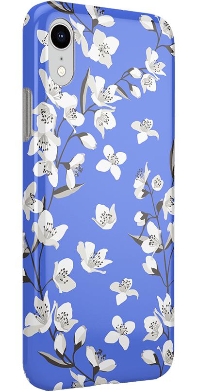 Floral Forest | Blue Cherry Blossom Floral Case iPhone Case get.casely 