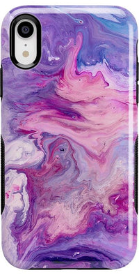 Tie Dying Over You | Purple Marble iPhone Case iPhone Case get.casely Bold iPhone XR