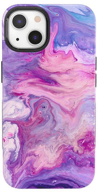 Tie Dying Over You | Purple Marble iPhone Case iPhone Case get.casely Bold + MagSafe® iPhone 13