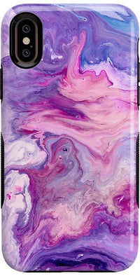 Tie Dying Over You | Purple Marble iPhone Case iPhone Case get.casely Bold iPhone XS Max