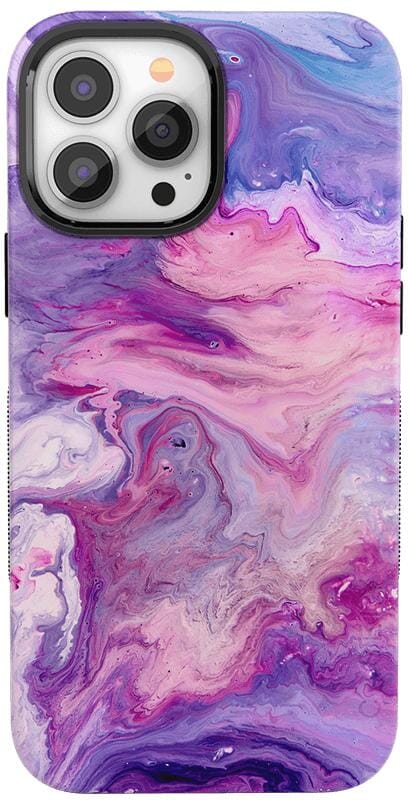 Tie Dying Over You | Purple Marble iPhone Case iPhone Case get.casely Bold + MagSafe® iPhone 13 Pro