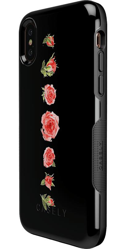 Accept the Rose | Blooming Red Rose Floral Case iPhone Case get.casely 