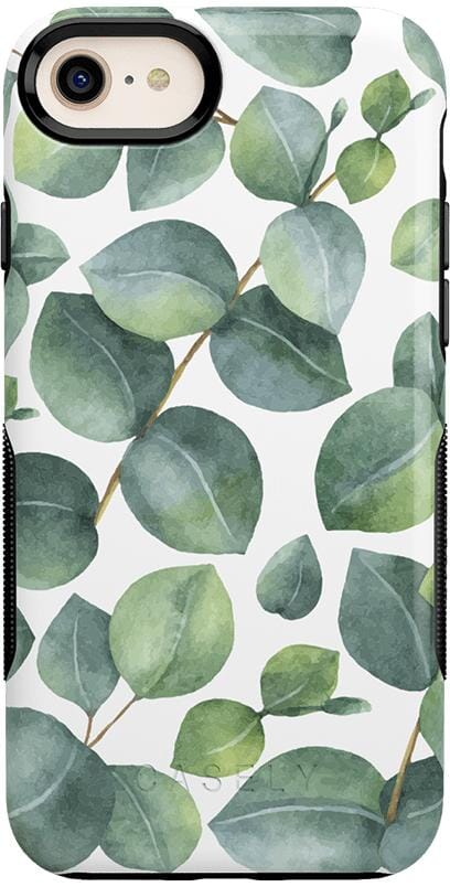Leaf Me Alone | Green Floral Print Case iPhone Case get.casely Bold iPhone 6/7/8