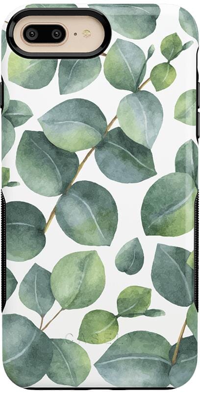 Leaf Me Alone | Green Floral Print Case iPhone Case get.casely Bold iPhone 6/7/8 Plus