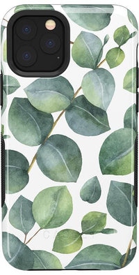Leaf Me Alone | Green Floral Print Case iPhone Case get.casely Bold iPhone 11 Pro Max