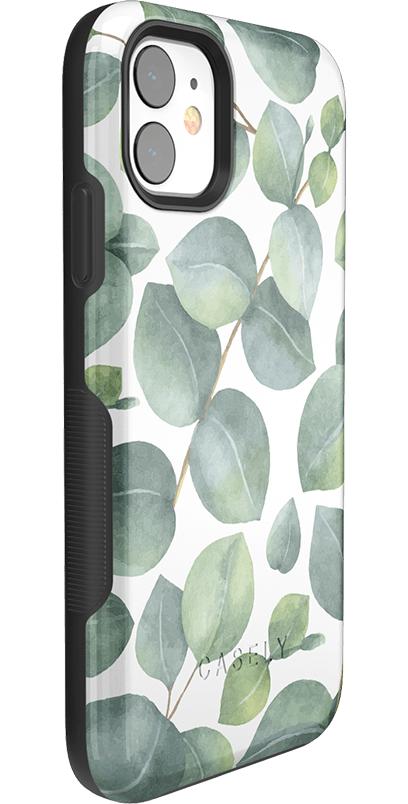 Leaf Me Alone | Green Floral Print Case iPhone Case get.casely 