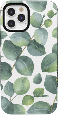 Leaf Me Alone | Green Floral Print Case iPhone Case get.casely Bold iPhone 12 Pro