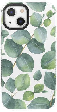 Leaf Me Alone | Green Floral Print Case iPhone Case get.casely Bold + MagSafe® iPhone 13