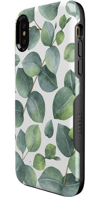 Leaf Me Alone | Green Floral Print Case iPhone Case get.casely 