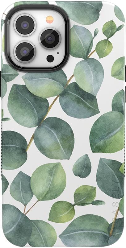 Leaf Me Alone | Green Floral Print Case iPhone Case get.casely Bold + MagSafe® iPhone 13 Pro