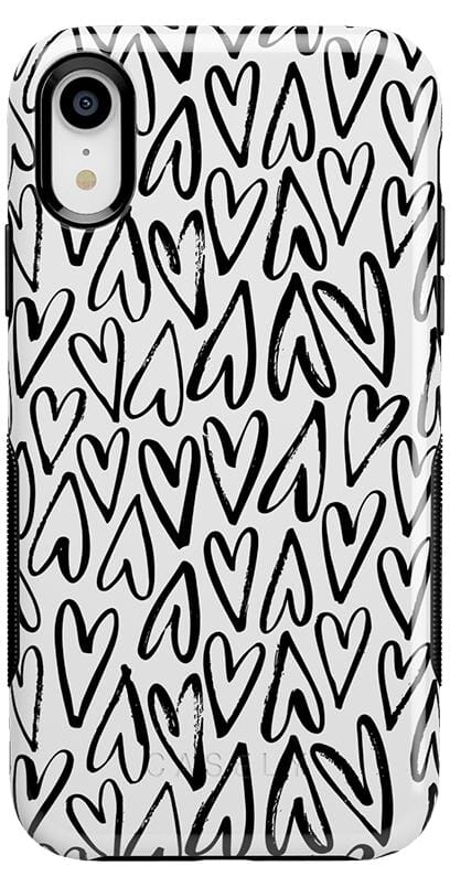 Heart Throb | Endless Hearts Case iPhone Case get.casely Bold iPhone XR