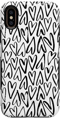 Heart Throb | Endless Hearts Case iPhone Case get.casely Bold iPhone XS Max