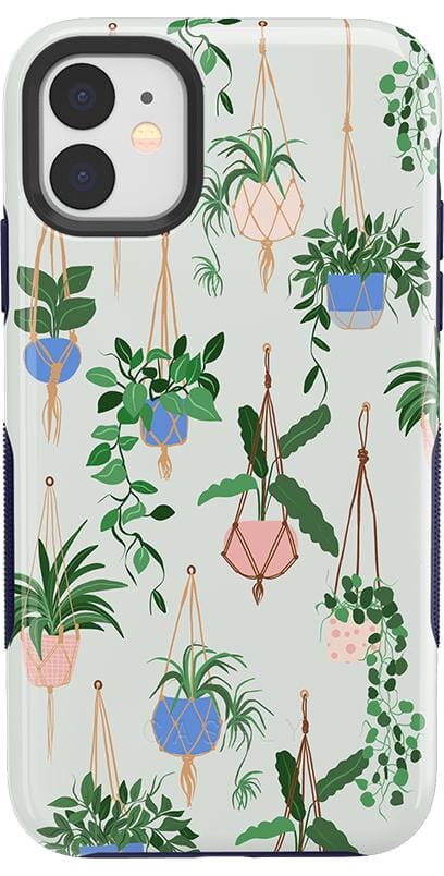 Hanging Around | Potted Plants Floral Case iPhone Case get.casely Bold iPhone 11
