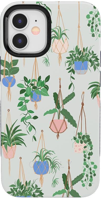 Hanging Around | Potted Plants Floral Case iPhone Case get.casely Bold iPhone 12