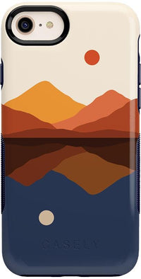 Opposites Attract | Day & Night Colorblock Mountains Case iPhone Case get.casely Bold iPhone SE (2020 & 2022)