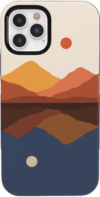 Opposites Attract | Day & Night Colorblock Mountains Case iPhone Case get.casely Bold iPhone 12 Pro Max