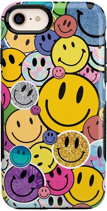 All Smiles | Smiley Face Sticker Case iPhone Case get.casely Bold iPhone SE (2020 & 2022)