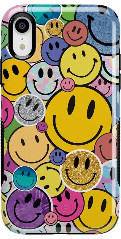 All Smiles | Smiley Face Sticker Case iPhone Case get.casely Bold iPhone XR