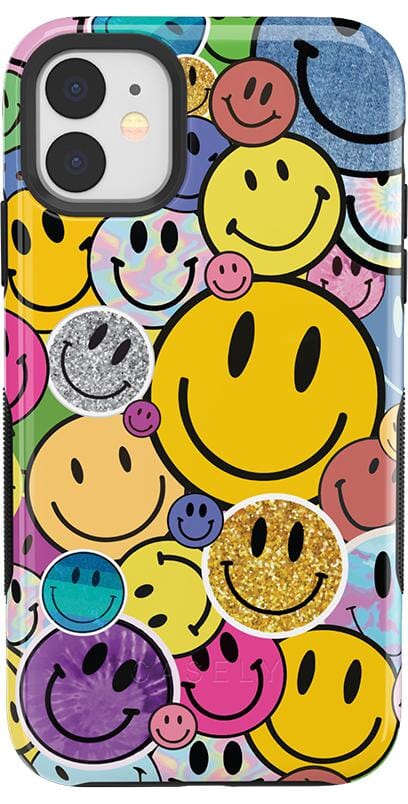 All Smiles | Smiley Face Sticker Case iPhone Case get.casely Bold iPhone 11