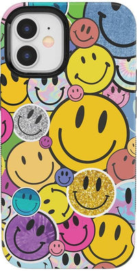 All Smiles | Smiley Face Sticker Case iPhone Case get.casely Bold + MagSafe® iPhone 12