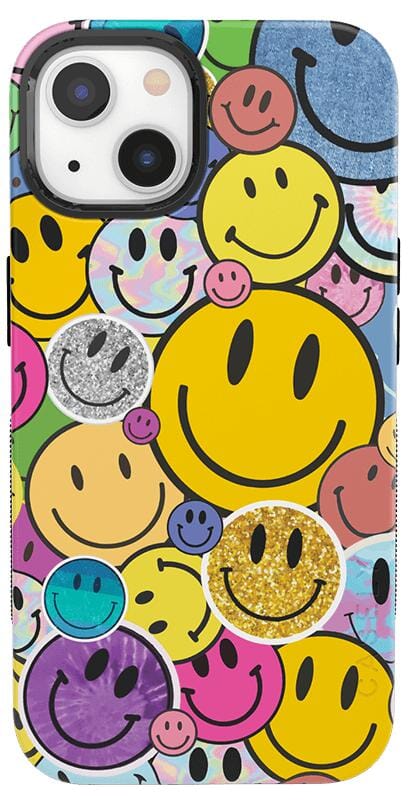 All Smiles | Smiley Face Sticker Case iPhone Case get.casely Bold + MagSafe® iPhone 13