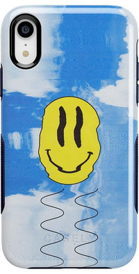 On Cloud Nine | Glitch Smiley Face Case iPhone Case get.casely Bold iPhone XR 