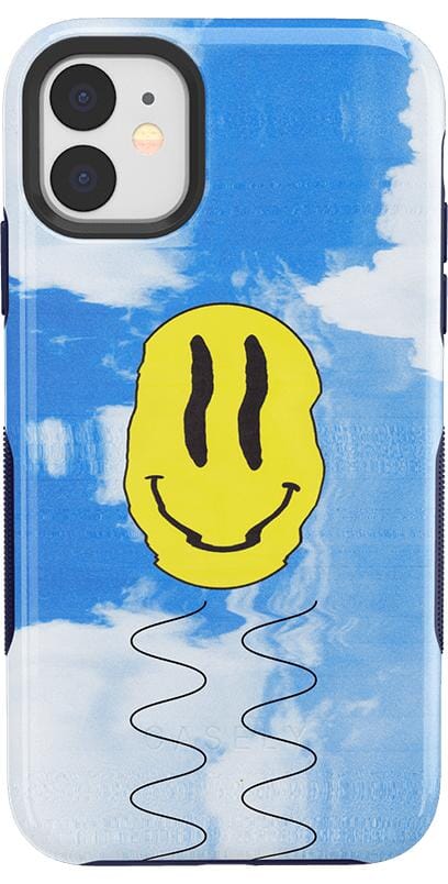 On Cloud Nine | Glitch Smiley Face Case iPhone Case get.casely Bold iPhone 11 