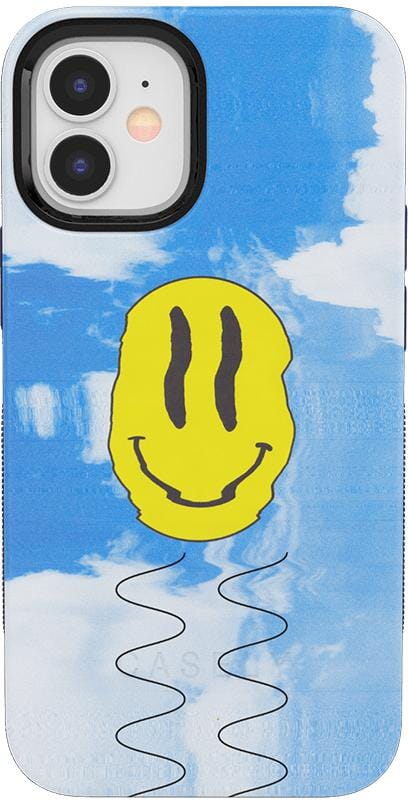 On Cloud Nine | Glitch Smiley Face Case iPhone Case get.casely Bold + MagSafe® iPhone 12 