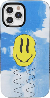 On Cloud Nine | Glitch Smiley Face Case iPhone Case get.casely Bold + MagSafe® iPhone 12 Pro Max 
