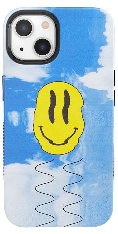 On Cloud Nine | Glitch Smiley Face Case iPhone Case get.casely Bold + MagSafe® iPhone 13 