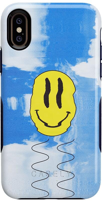 On Cloud Nine | Glitch Smiley Face Case iPhone Case get.casely Bold iPhone XS Max 