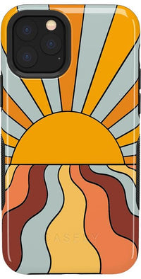 Shine On | Retro Sunset Case iPhone Case get.casely Bold iPhone 11 Pro Max 