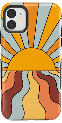 Shine On | Retro Sunset Case iPhone Case get.casely Bold iPhone 11 