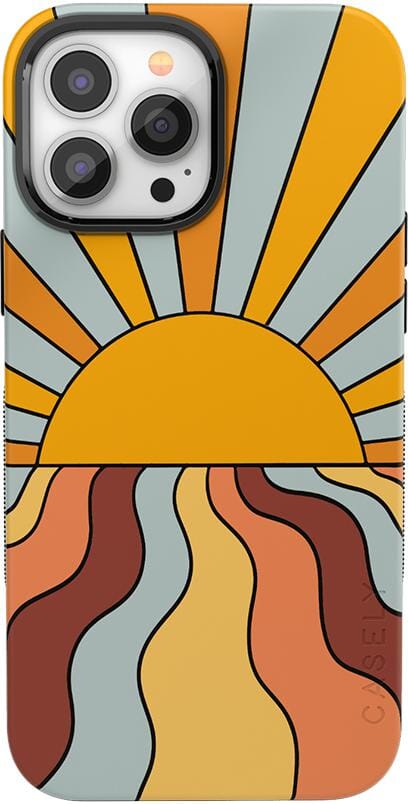 Shine On | Retro Sunset Case iPhone Case get.casely Bold + MagSafe® iPhone 13 Pro Max 